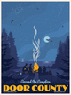 Around the Campfire Door County Poster