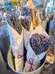 Large Dried Lavender Bundle w/ Patterned Paper