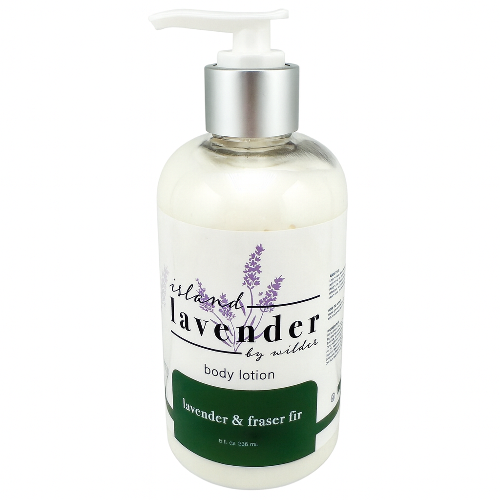 Lavender & Fraser Fir Lotion (8oz) | Lavender Body Care – Island