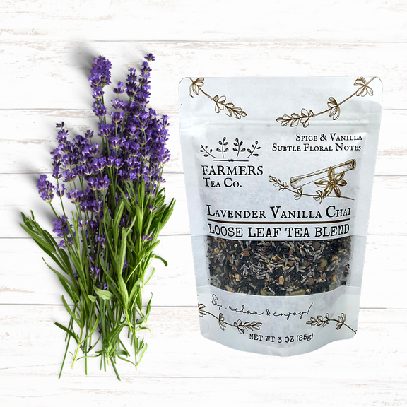 Lavender Chai Spice Tea, Loose Leaf from Island Lavender