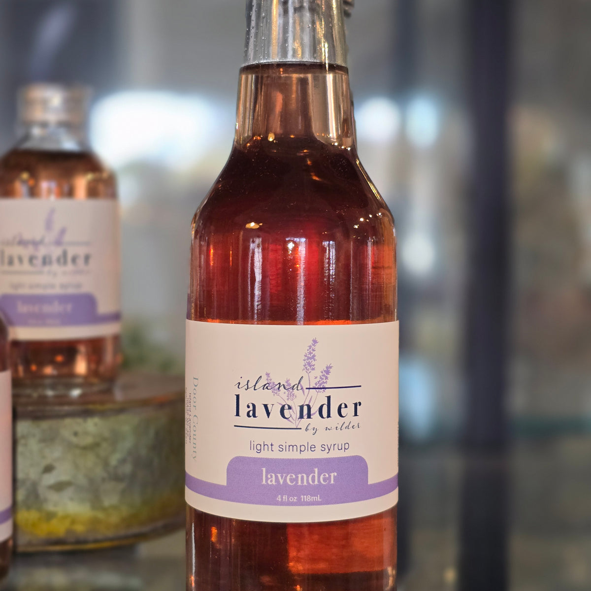 Lavender Simple Syrup 8 oz bottle