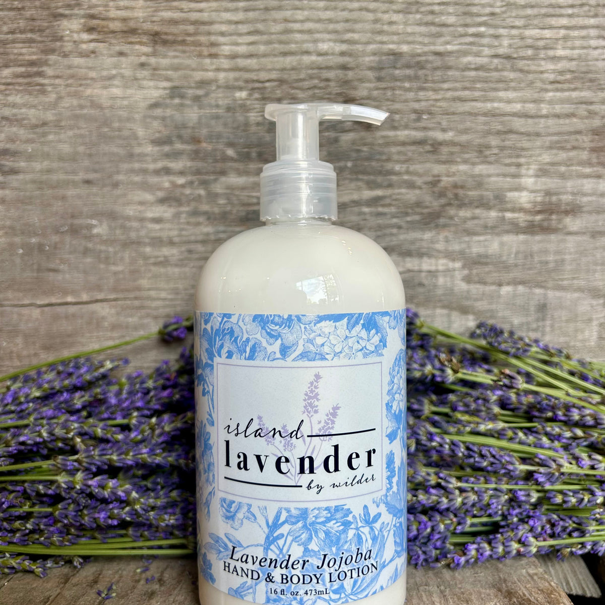 Lavender Jojoba Shea Butter Hand & Body Lotion (16 Oz.)