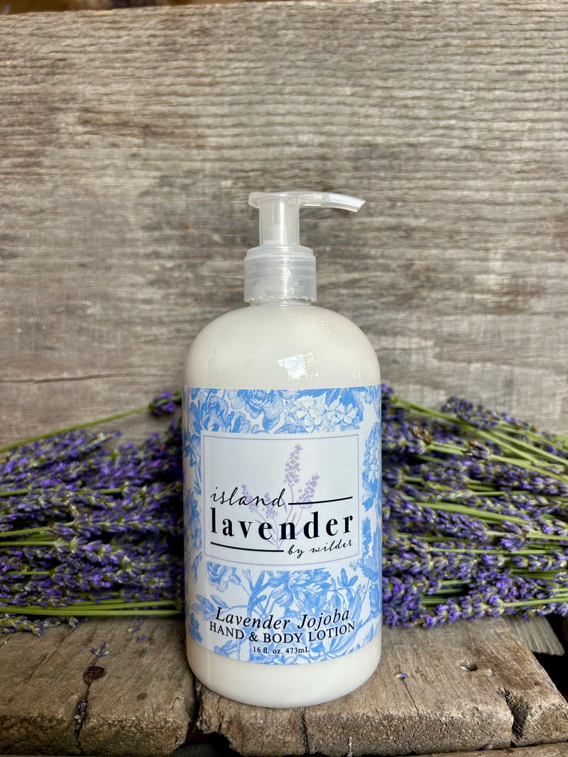 Lavender Jojoba Shea Butter Hand & Body Lotion (16 Oz.)