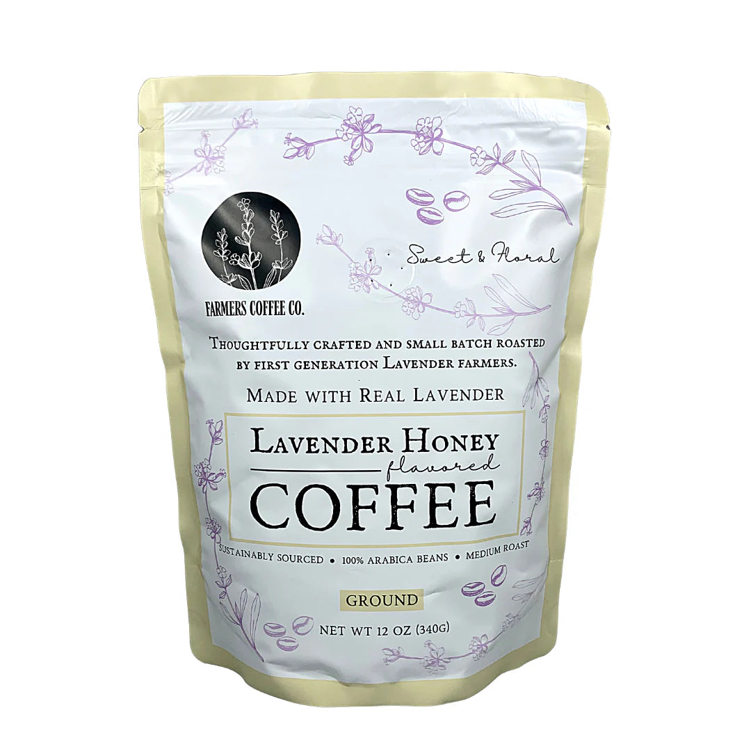 Lavender Honey Flavored Coffee Front