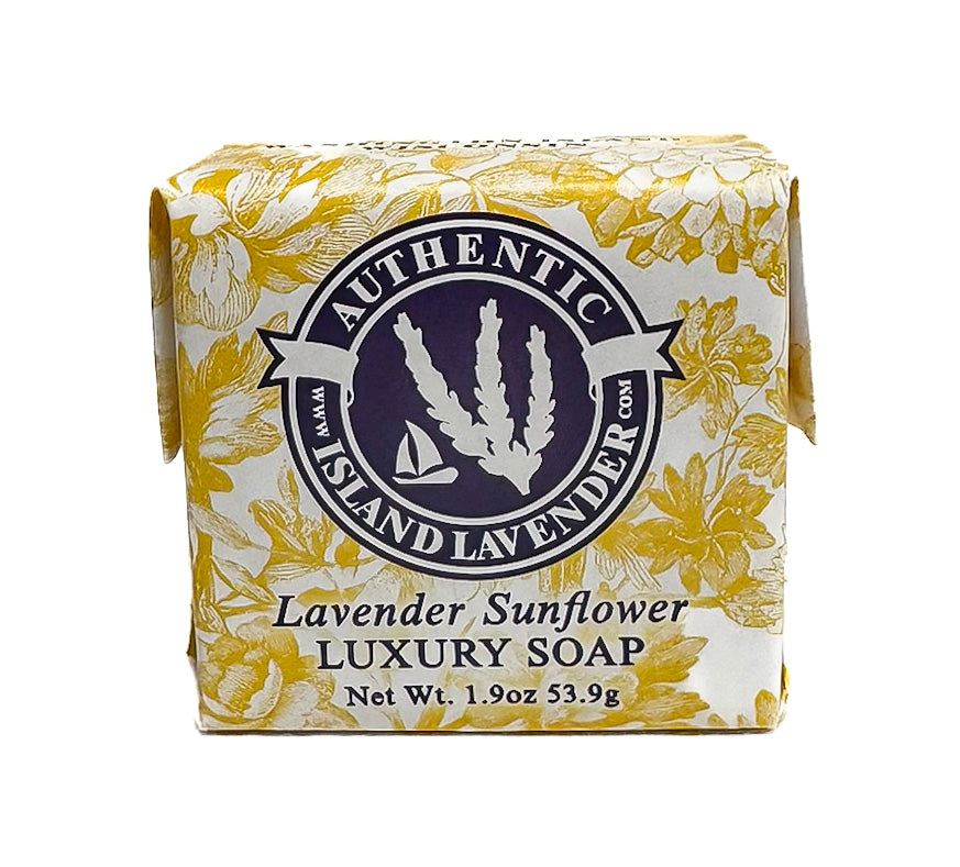 Lavender Sunflower Luxury Guest Soap