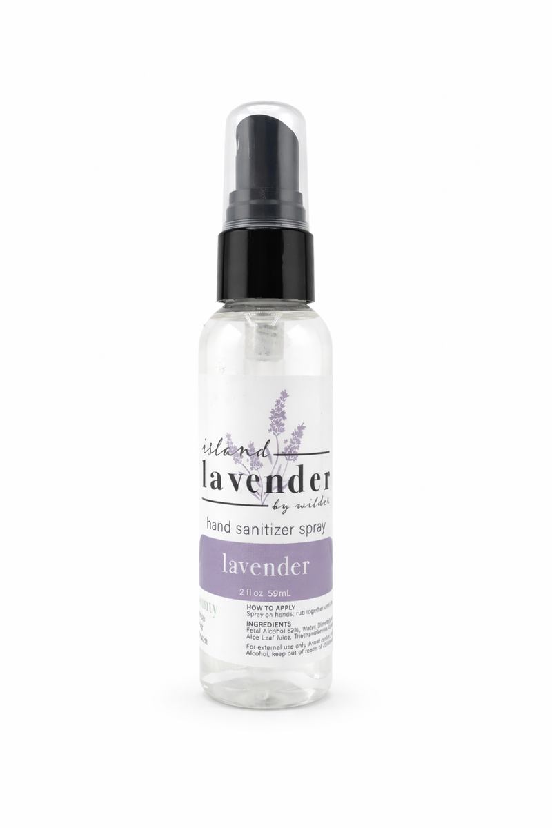 Lavender Hand Sanitizer Spray 2 oz bottle