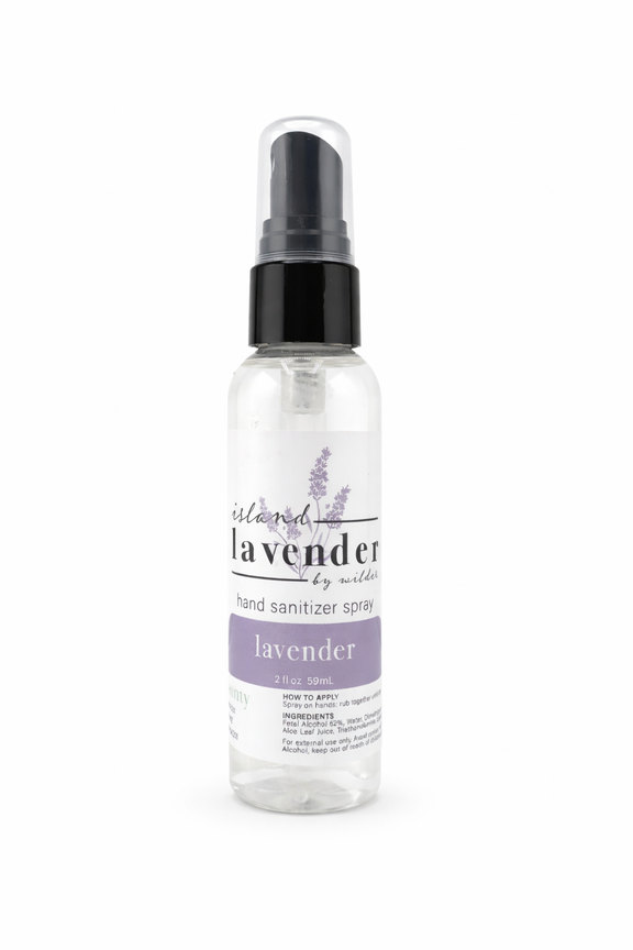 Lavender Hand Sanitizer Spray 2 oz bottle