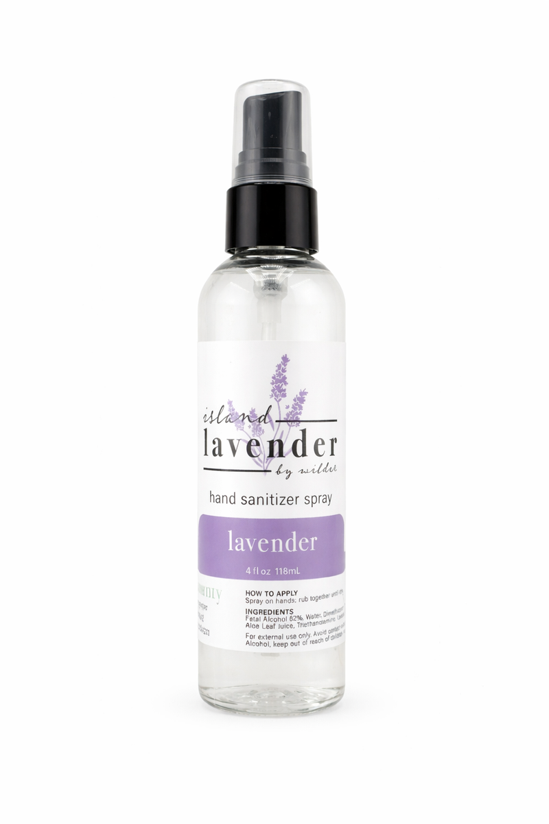 Lavender Hand Sanitizer Spray (4 Oz.) from Island Lavender