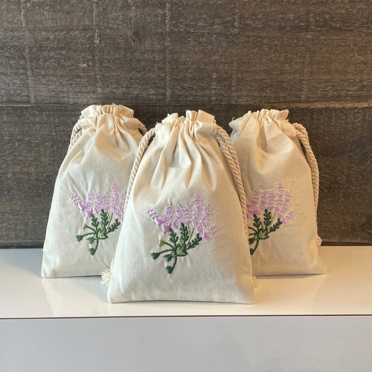 Large Fabric Sachet with Flowers from Island Lavender